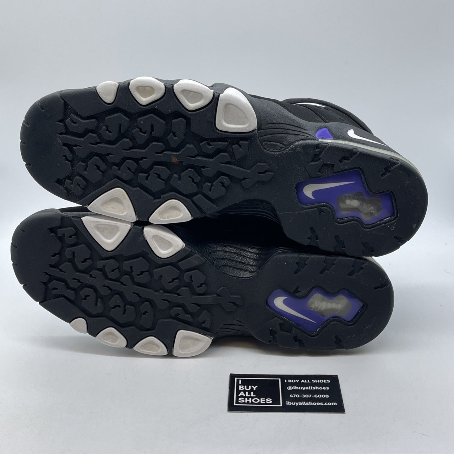 Size 13 - Nike Air Max 2 CB 94 2009 Black Purple White Suede Leather (305440-012