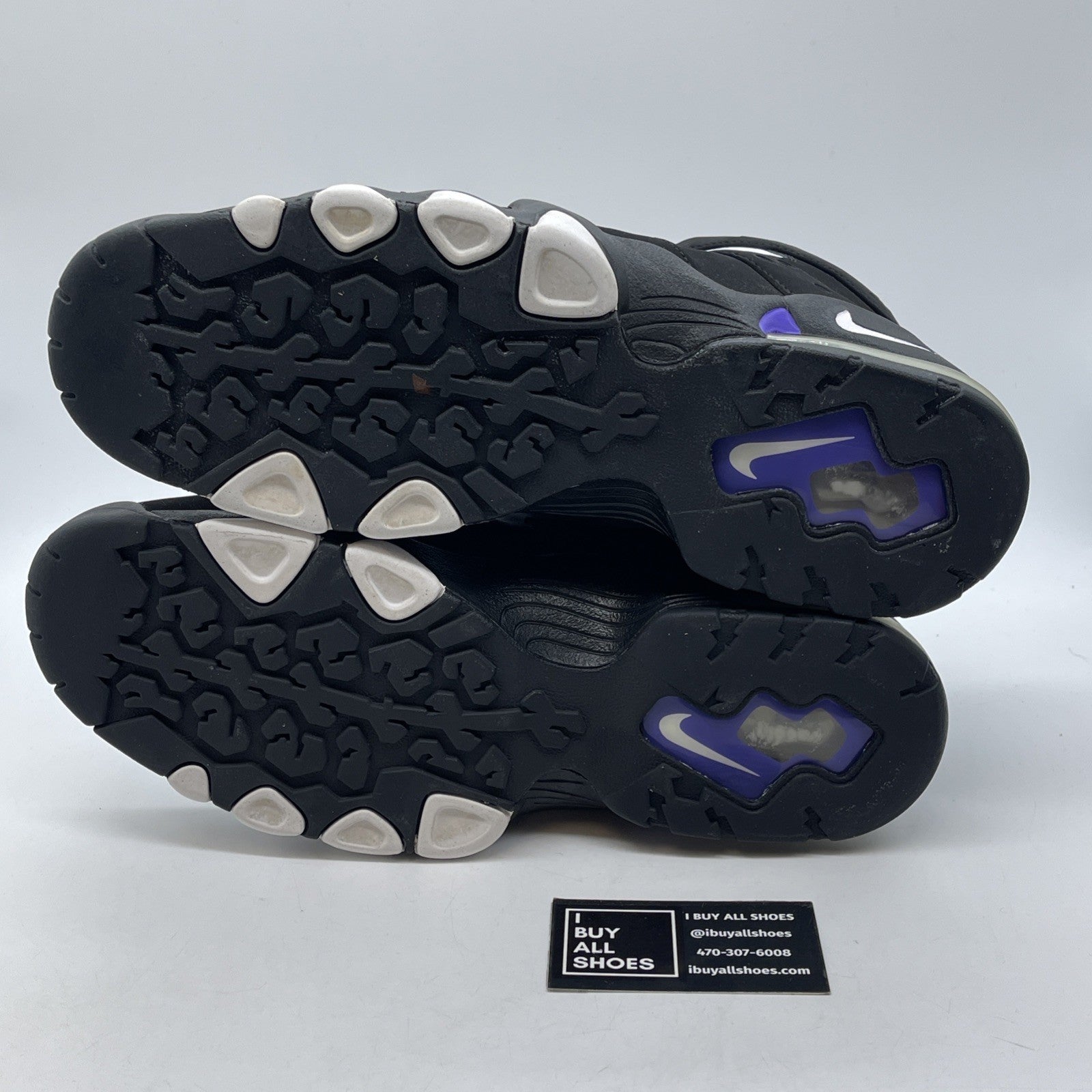 Size 13 - Nike Air Max 2 CB 94 2009 Black Purple White Suede Leather (305440-012