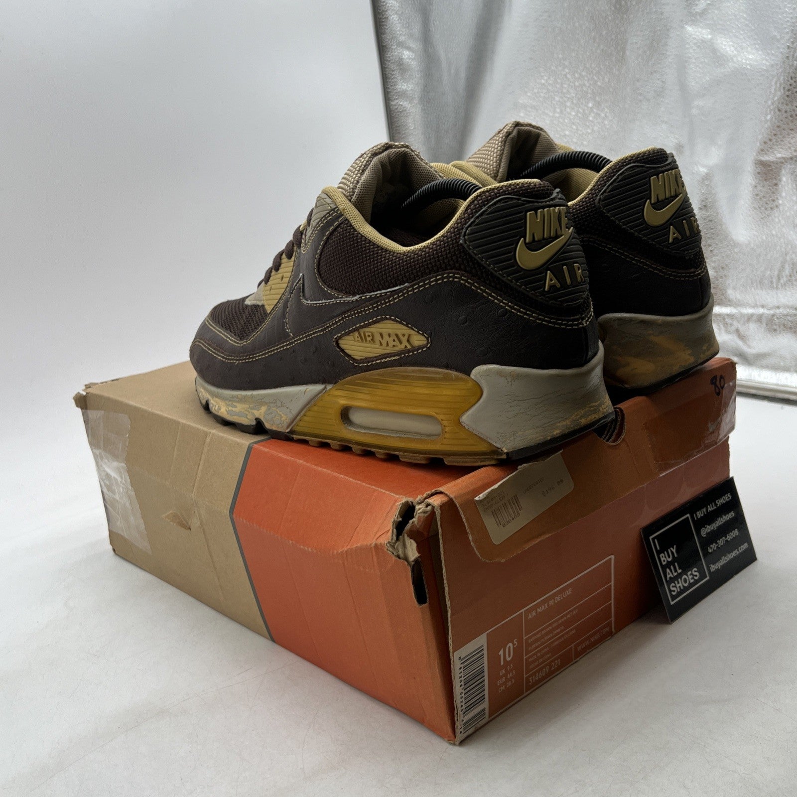 Size 10.5 - Nike Air Max 90 Deluxe Huf (314609-221)