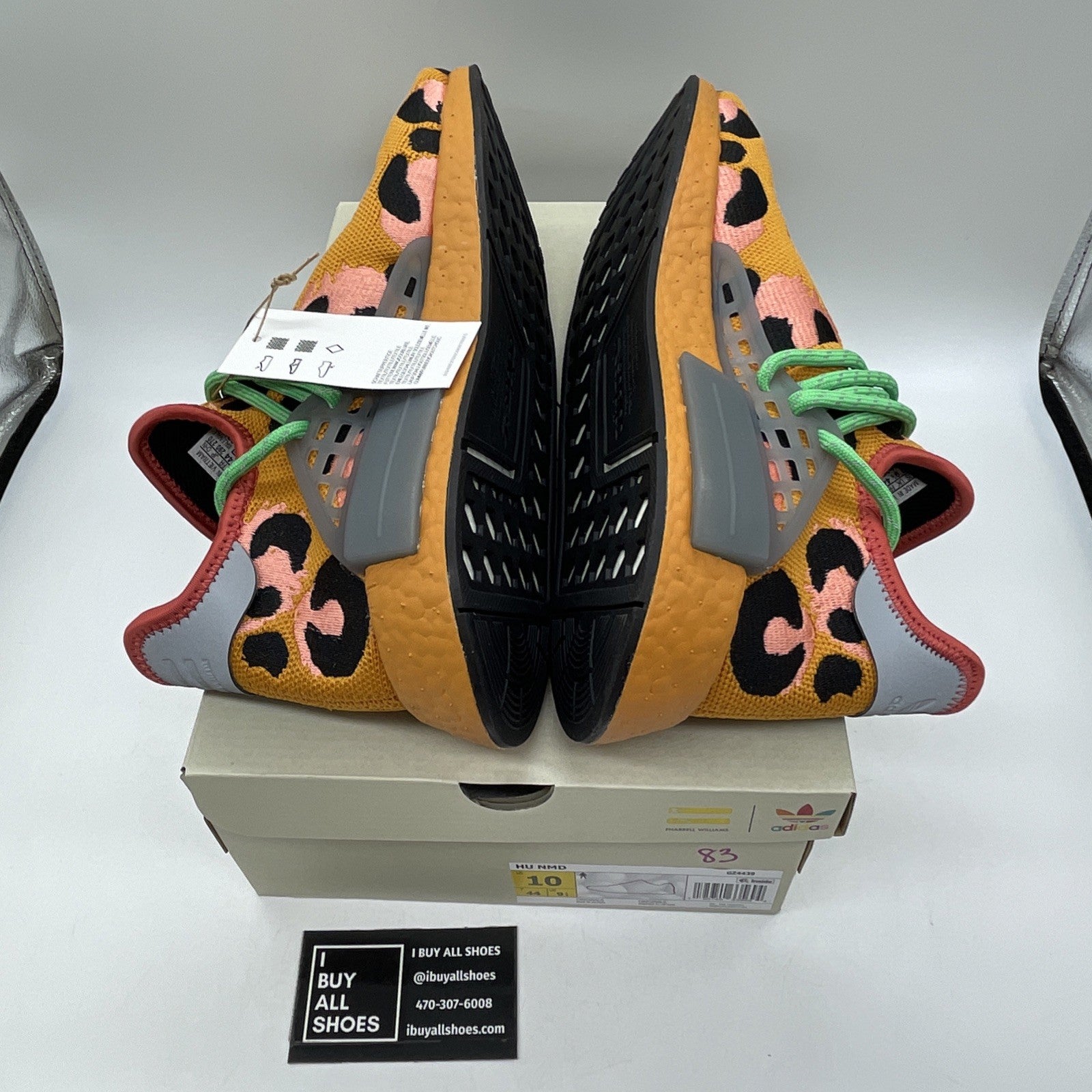 Size 10 - adidas Pharrell x NMD Human Race Animal Print Suede (GZ4439)
