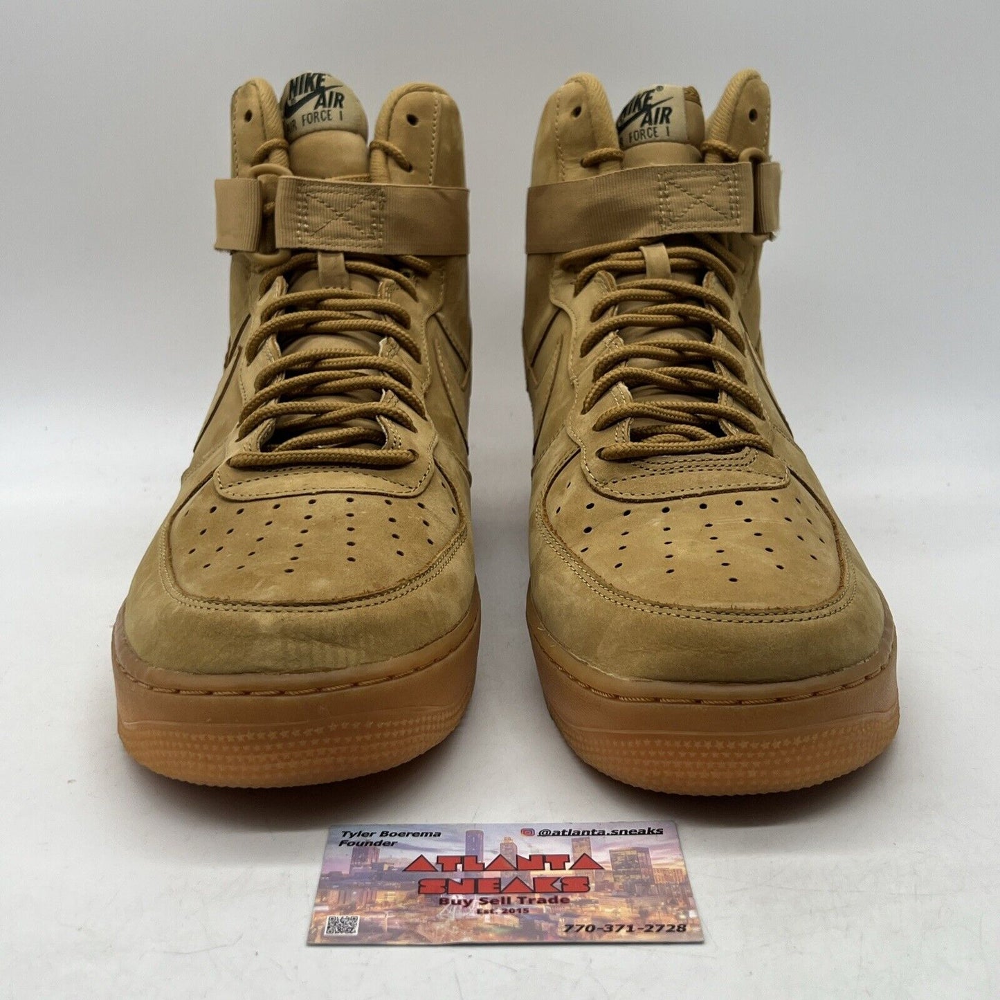 Size 13 - Nike Air Force 1 '07 LV8 WB High Flax (882096-200)