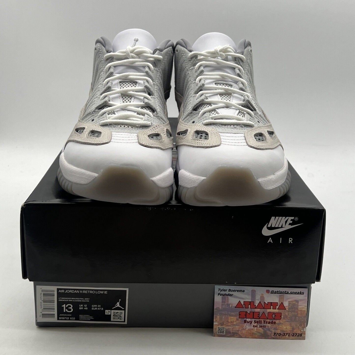 Size 13 - Air Jordan 11 Retro IE Low Light Orewood Brown (919712-102)