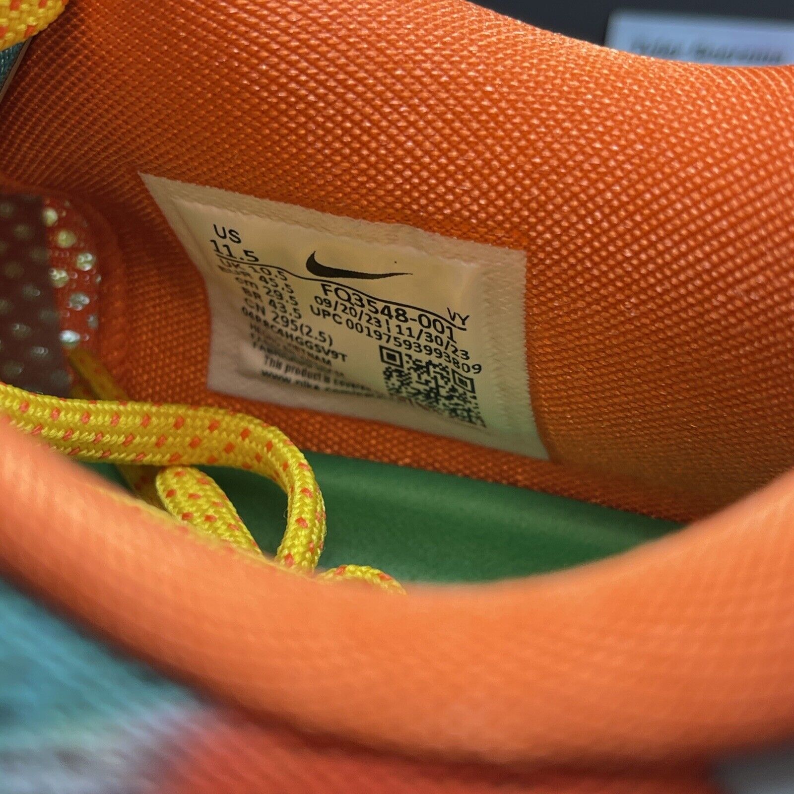Size 11.5 - Nike Kobe 8 Protro 2024 Venice Beach Orange Blue (FQ3548-001)