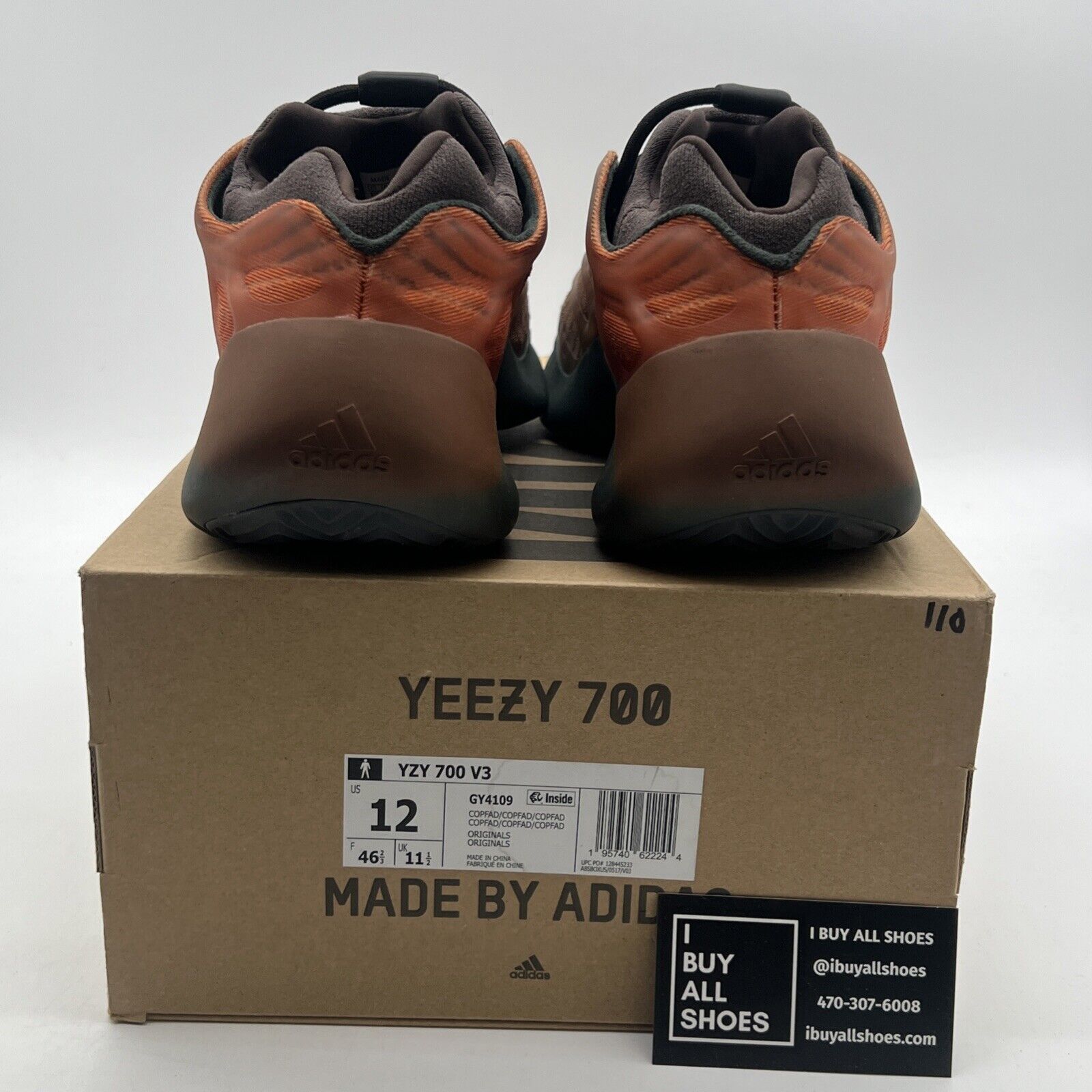 Size 12 - adidas Yeezy 700 V3 Copper Fade (GY4109)