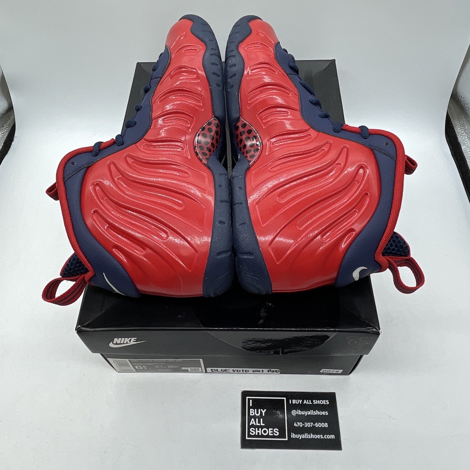Size 6.5Y - Nike Air Foamposite Pro USA Red Blue White Leather (CZ2520-600)