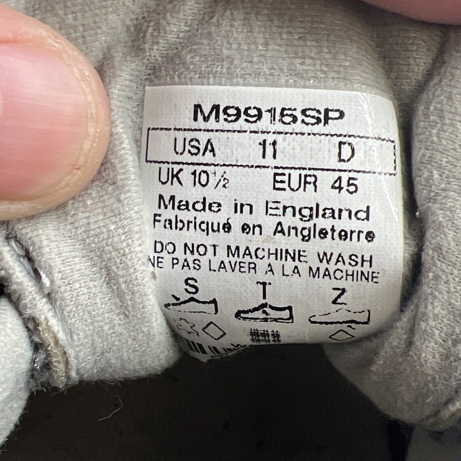 Size 11 - New Balance 991.5 Made in England Beige/Brown/Navy (M9915SP)