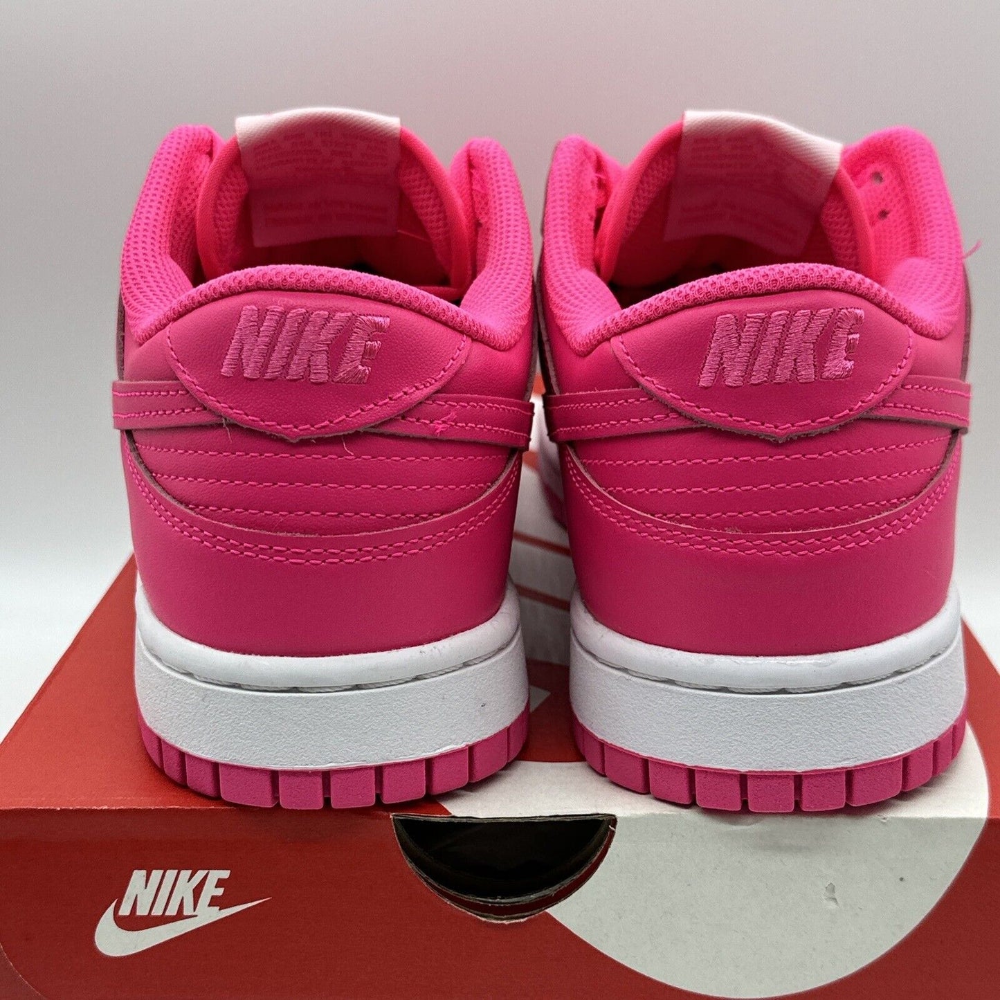 Nike Dunk Low ‘Hyper Pink’ Women's Size 10 Men's Size 8.5 DZ5196-600 Box Big Pin