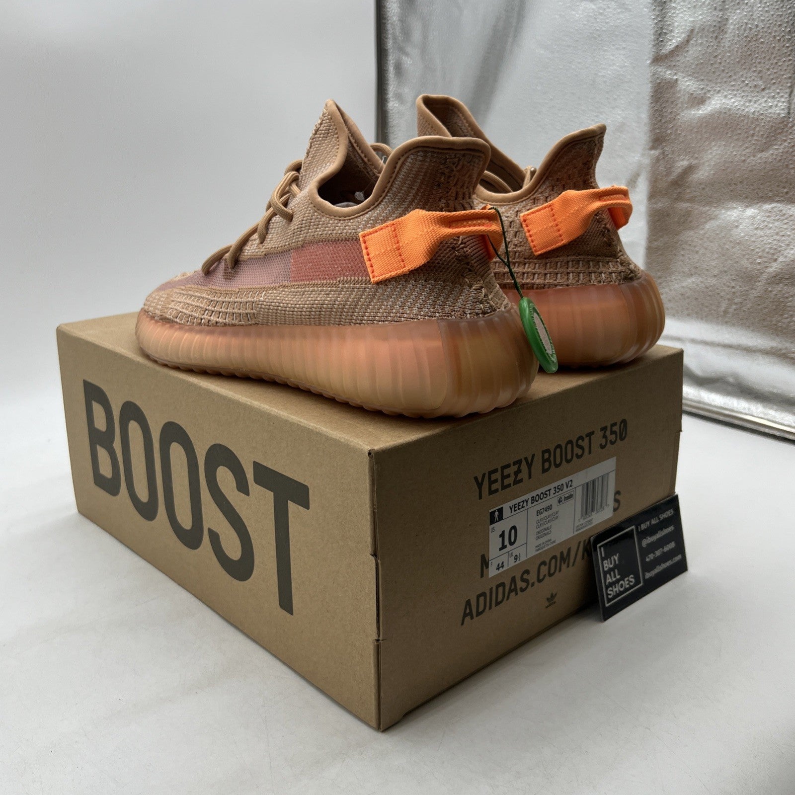 Size 10 - adidas Yeezy Boost 350 V2 Clay (EG7490)