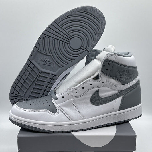 Nike Air Jordan 1 High OG Stealth Gray White 555088-037 Mens Sz 12