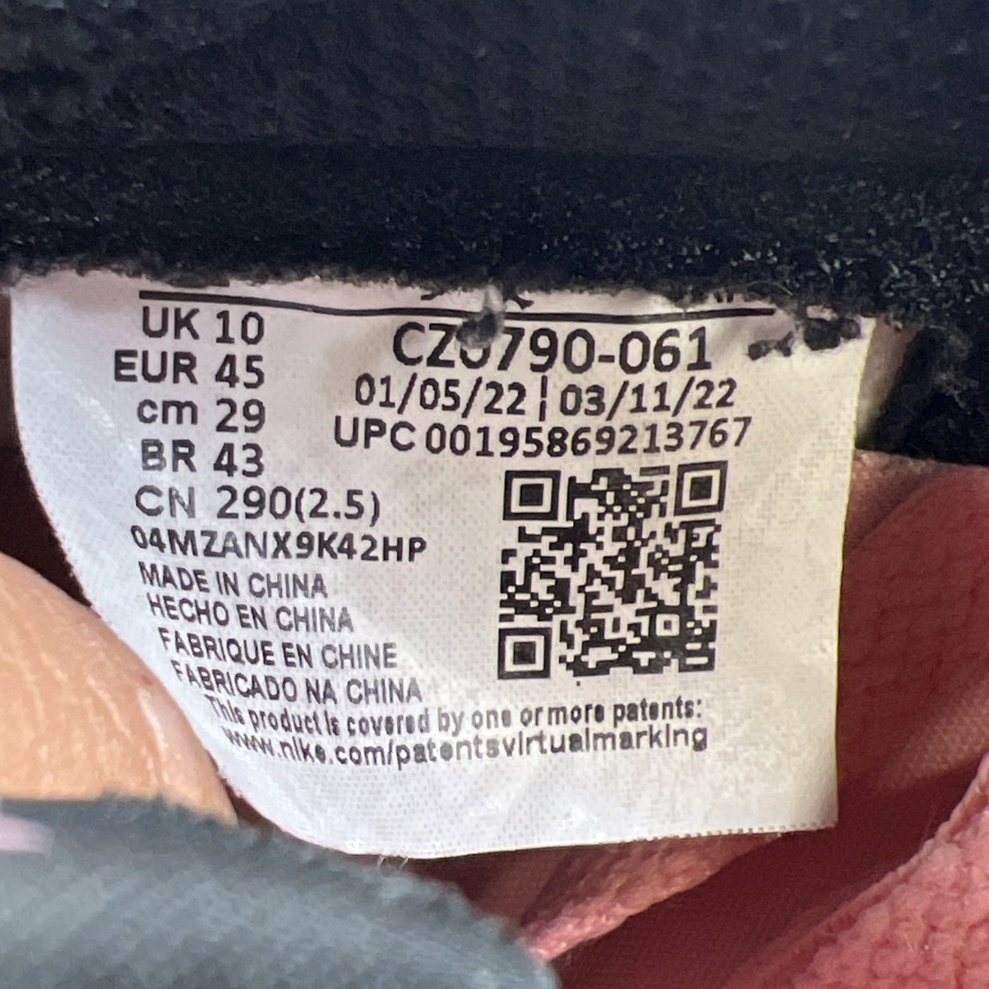 Size 11 - Air Jordan 1 Low OG Bleached Coral (CZ0790-061)