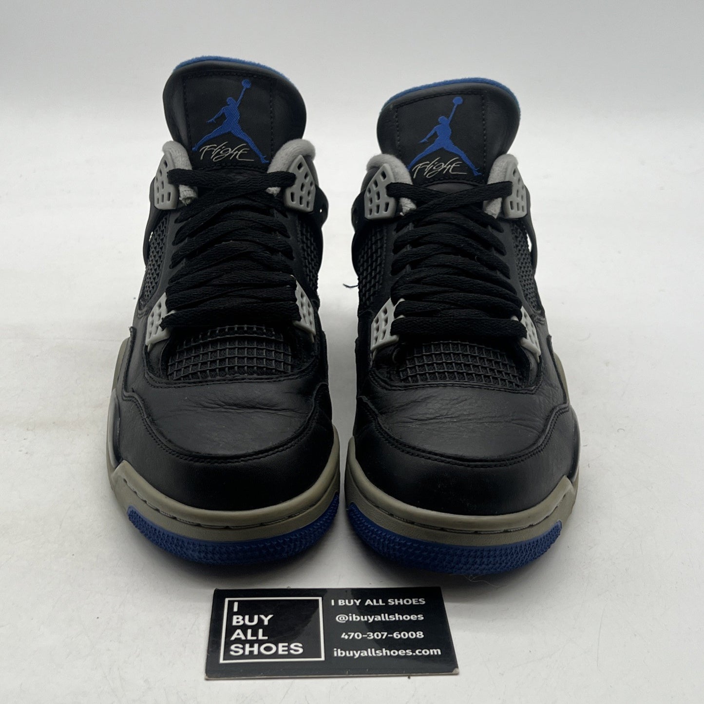 Size 9.5 - Air Jordan 4 Retro Motorsports Alternate (408497-006)