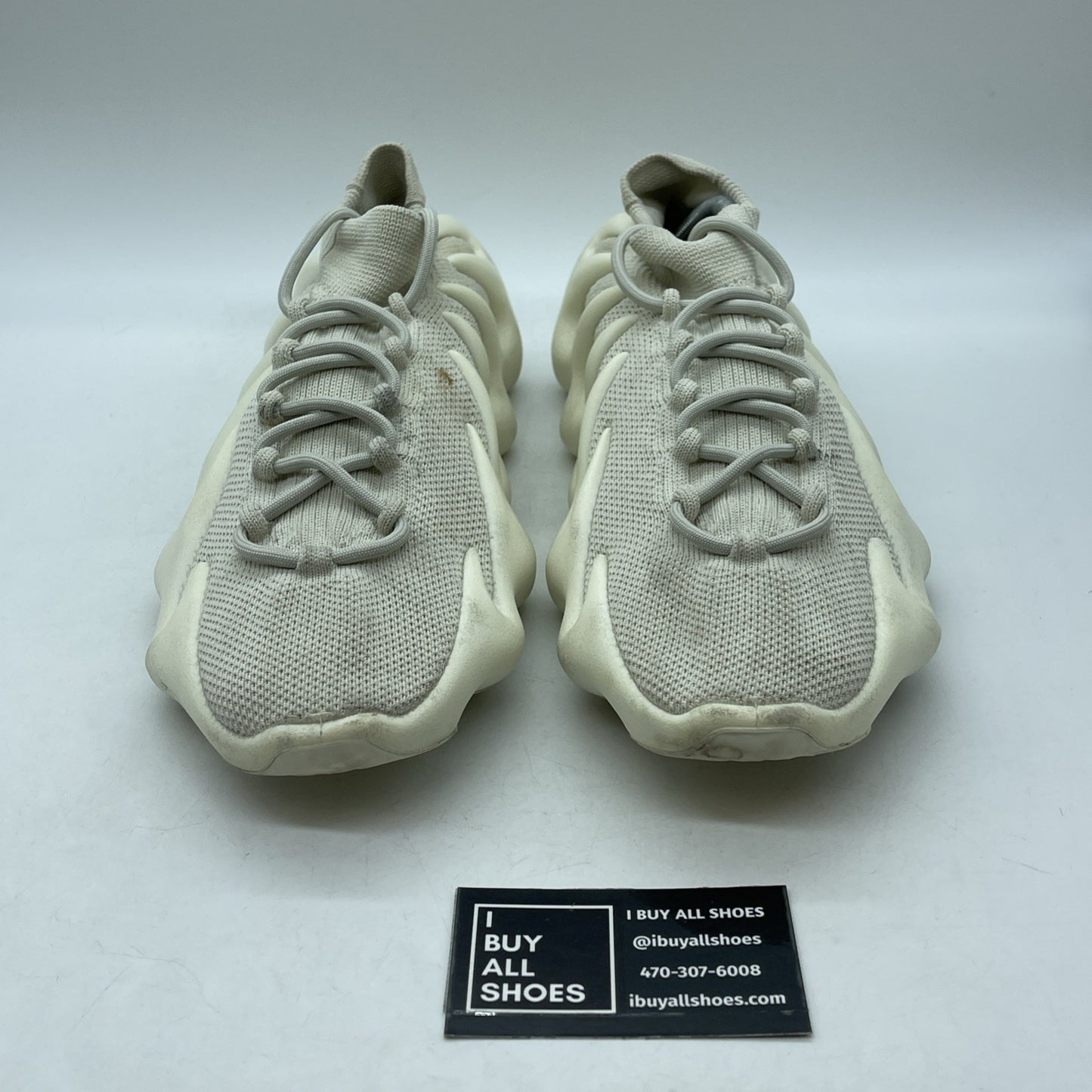 Size 14 - adidas Yeezy 450 Cloud White Suede (H68038)