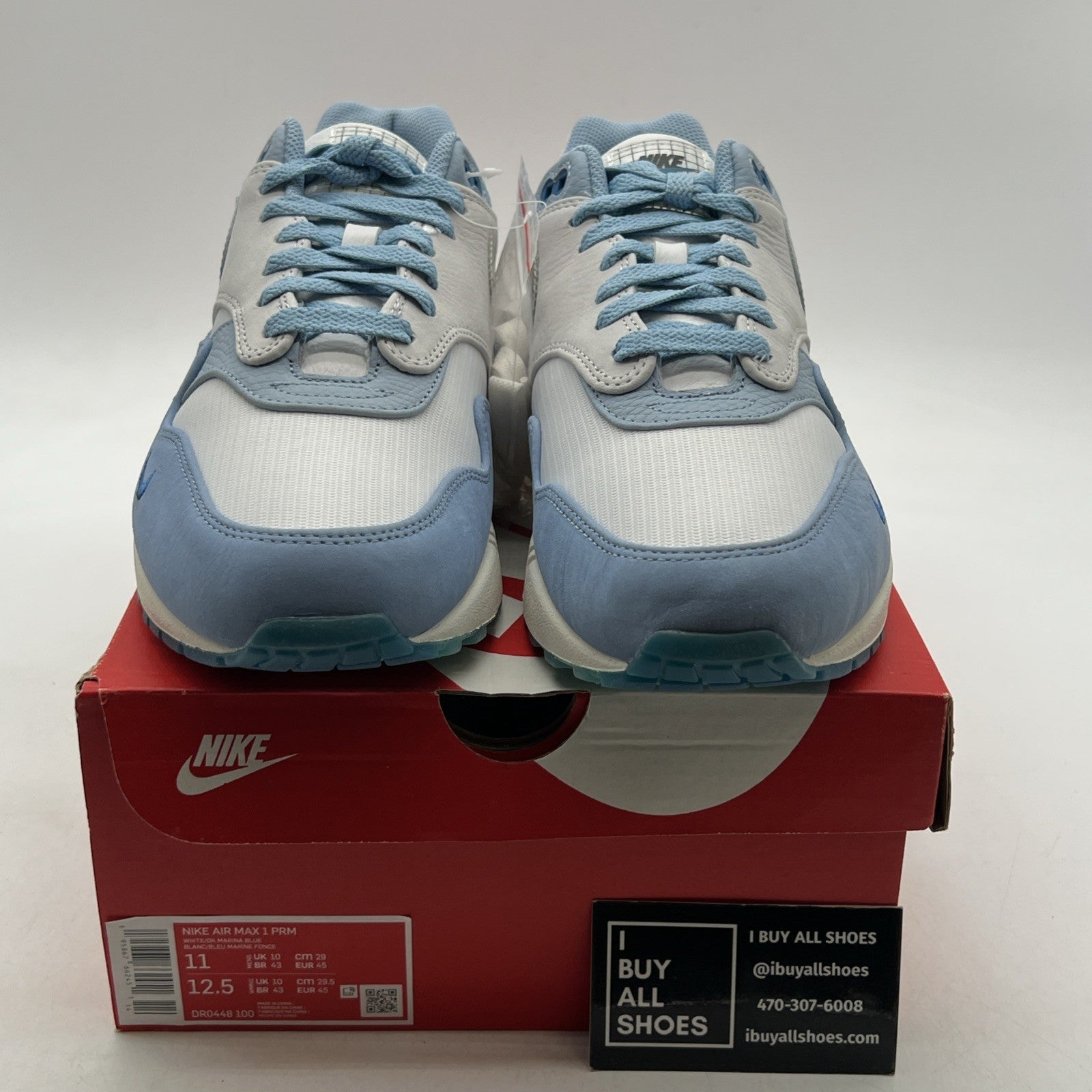 Size 11 - Nike Air Max 1 Premium Air Max Day - Blueprint (DR0448-100)