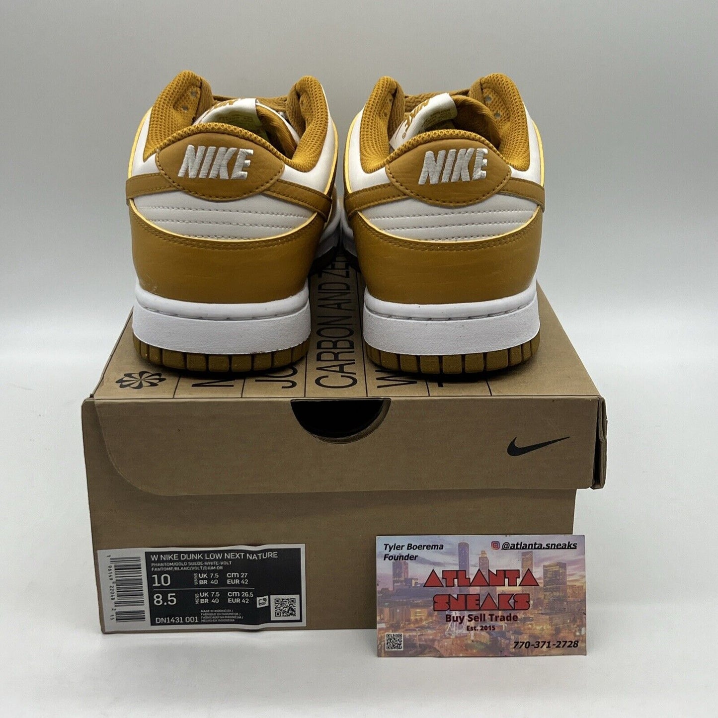 Size 10 - Nike Dunk Low Next Nature Phantom 2022 Brand New Oh All