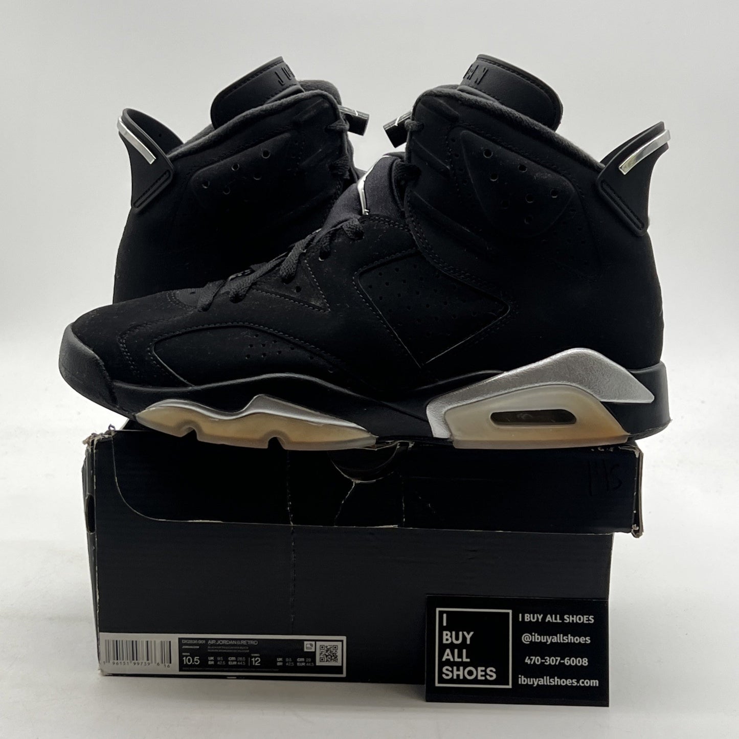 Size 10.5 - Air Jordan 6 Retro Mid Chrome (DX2836-001)