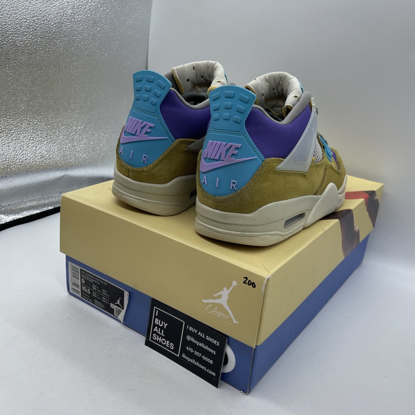Size 9 - Air Jordan 4 Retro SP x Union 30th Anniversary (DJ5718-300)