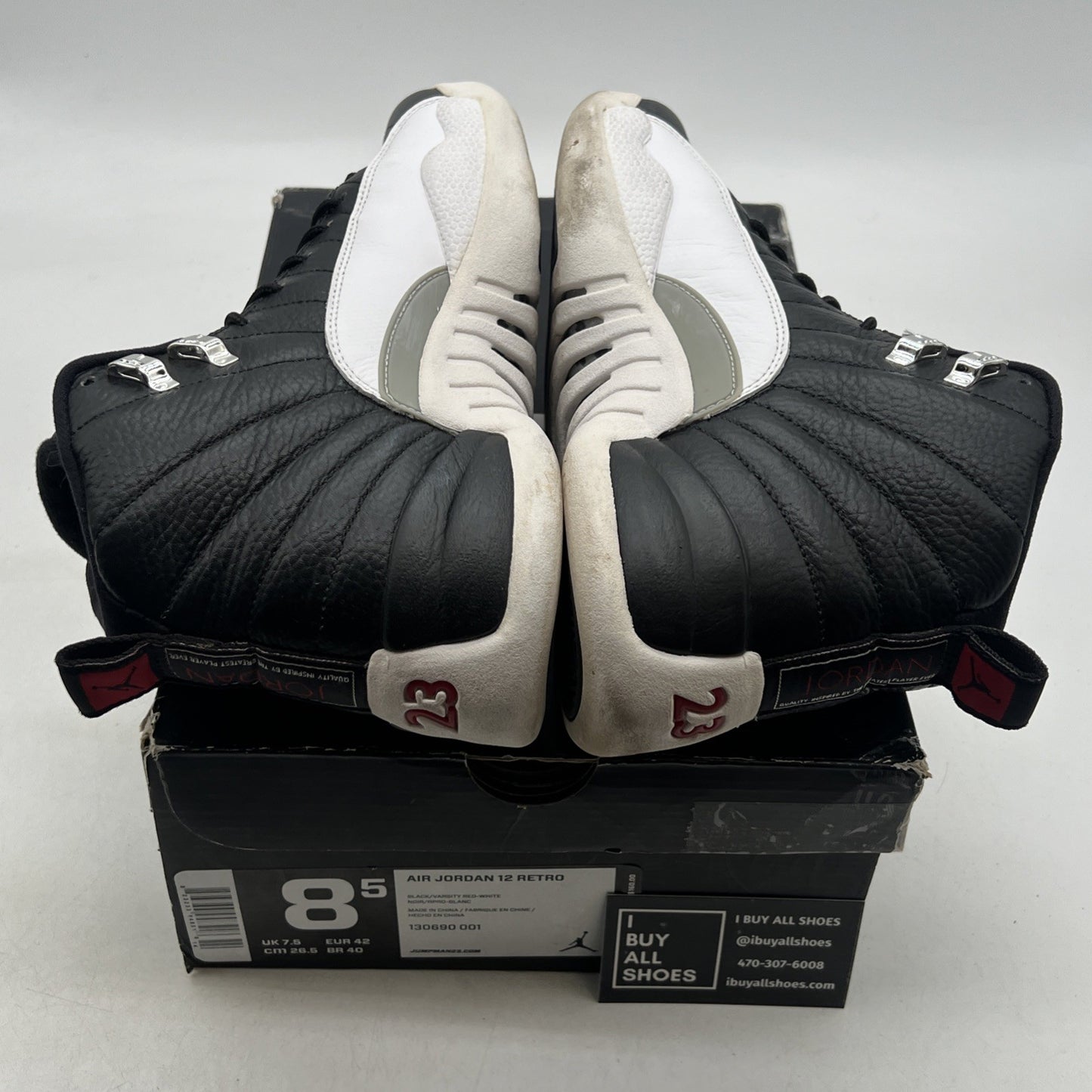 Size 8.5 - Air Jordan 12 Retro 2012 Playoff (130690-001)