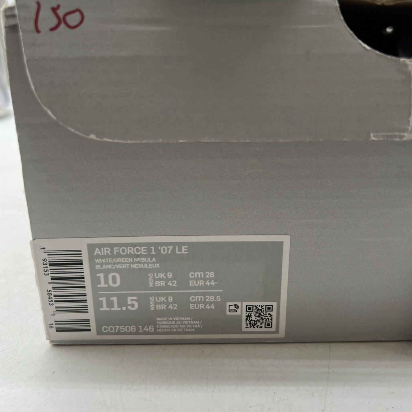 Size 10 - Nike Air Force 1 Low Shibuya - White (CQ7506-146)