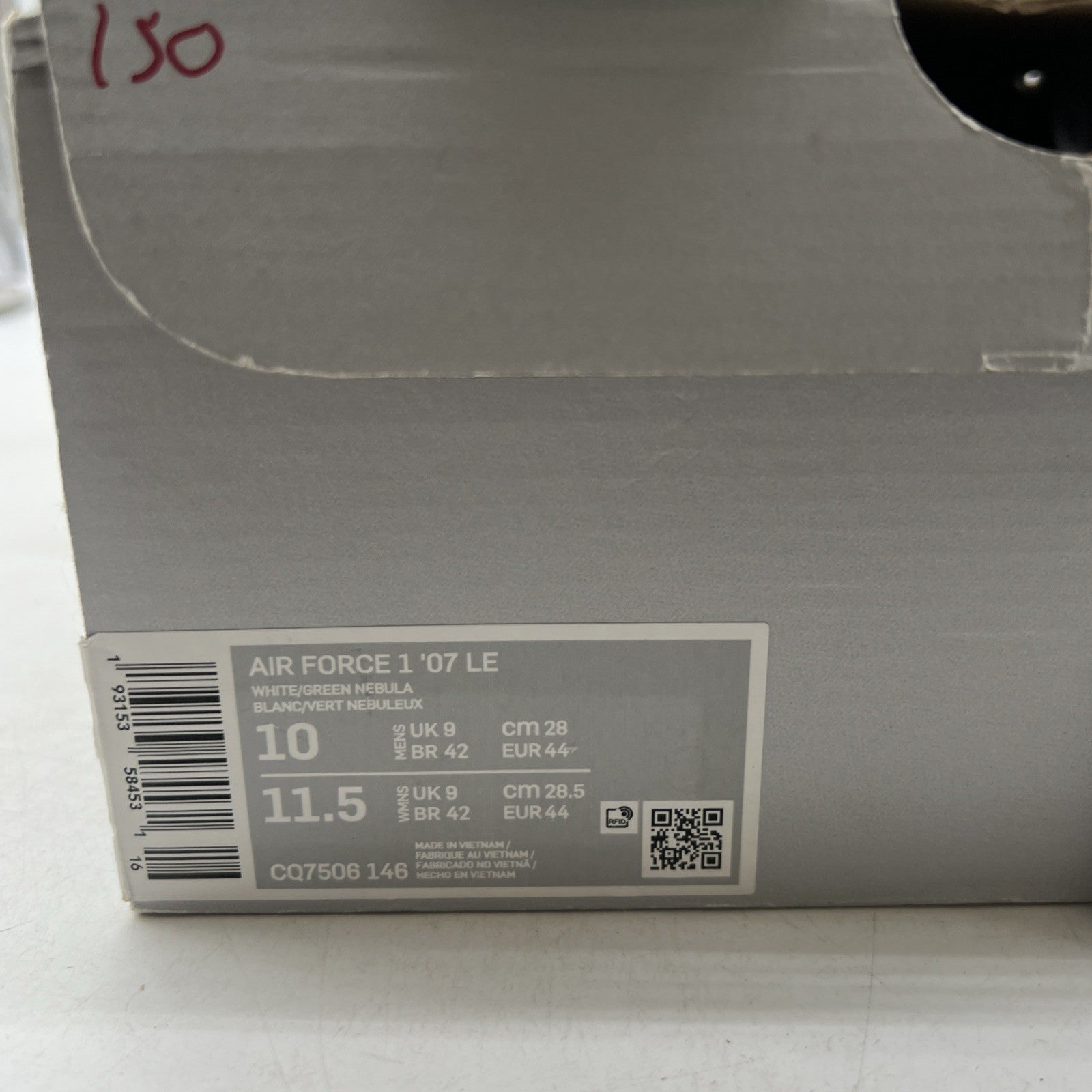Size 10 - Nike Air Force 1 Low Shibuya - White (CQ7506-146)