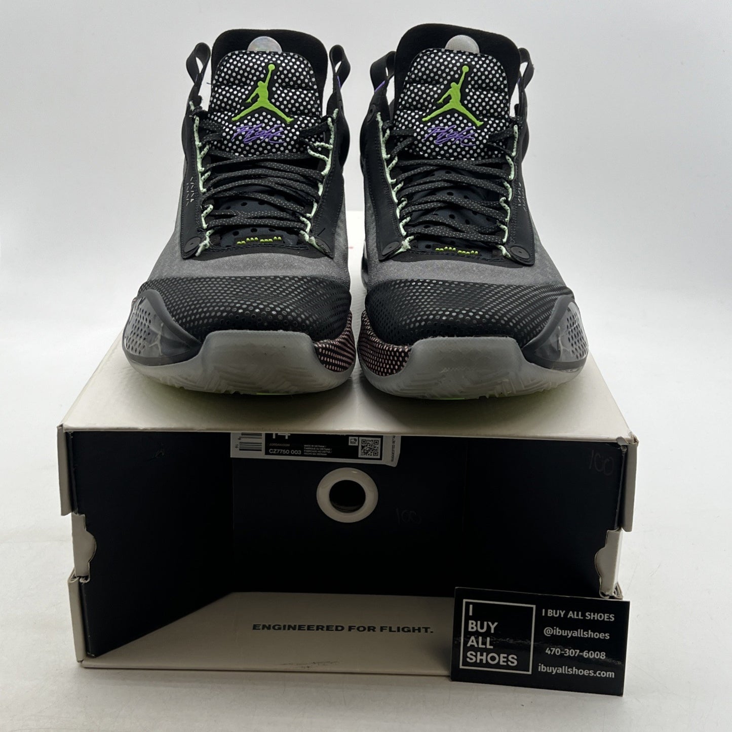 Size 14 - Air Jordan 34 Low Vapor Green (CZ7750-003)