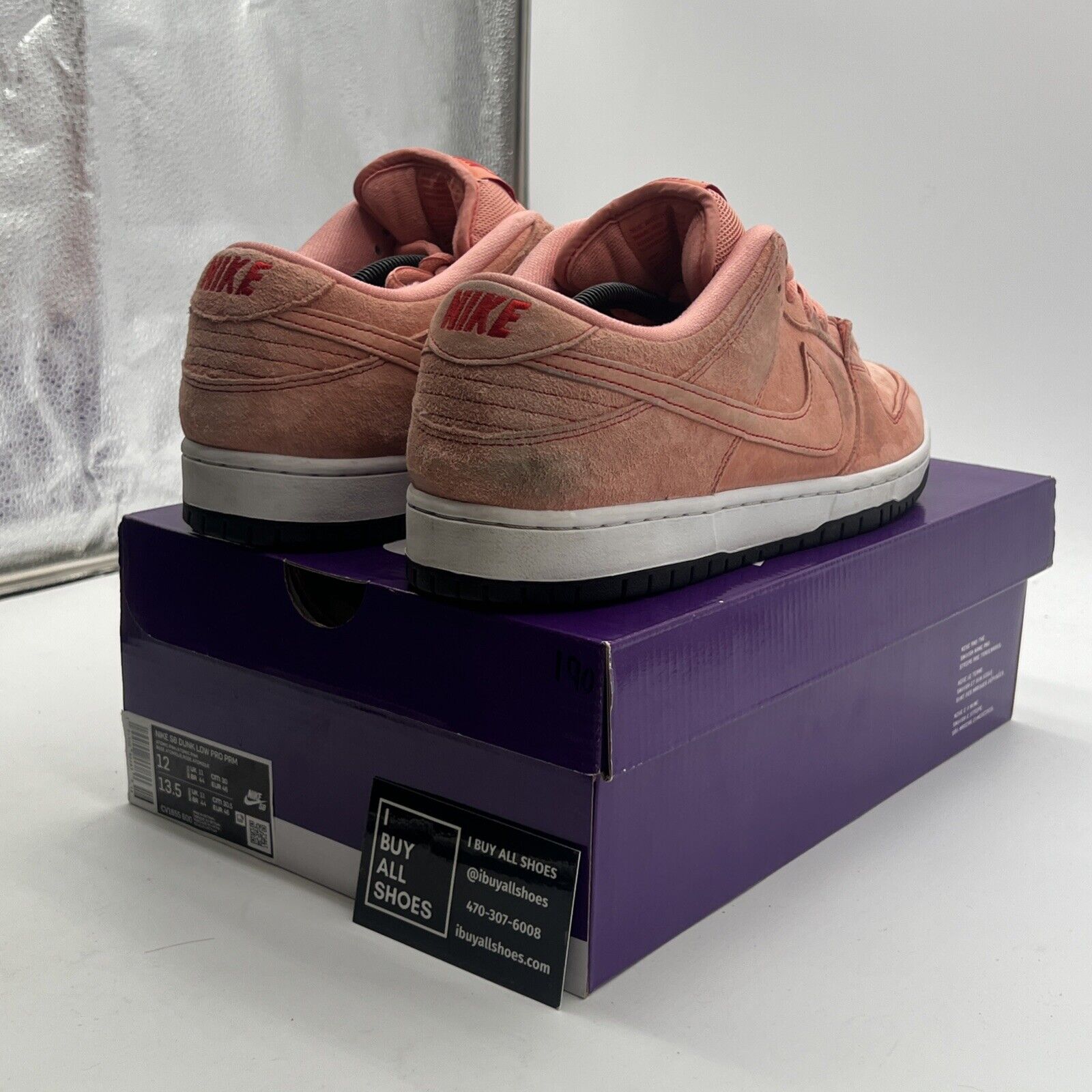 Size 12 - Nike Dunk SB Low Pink Pig (CV1655-600)