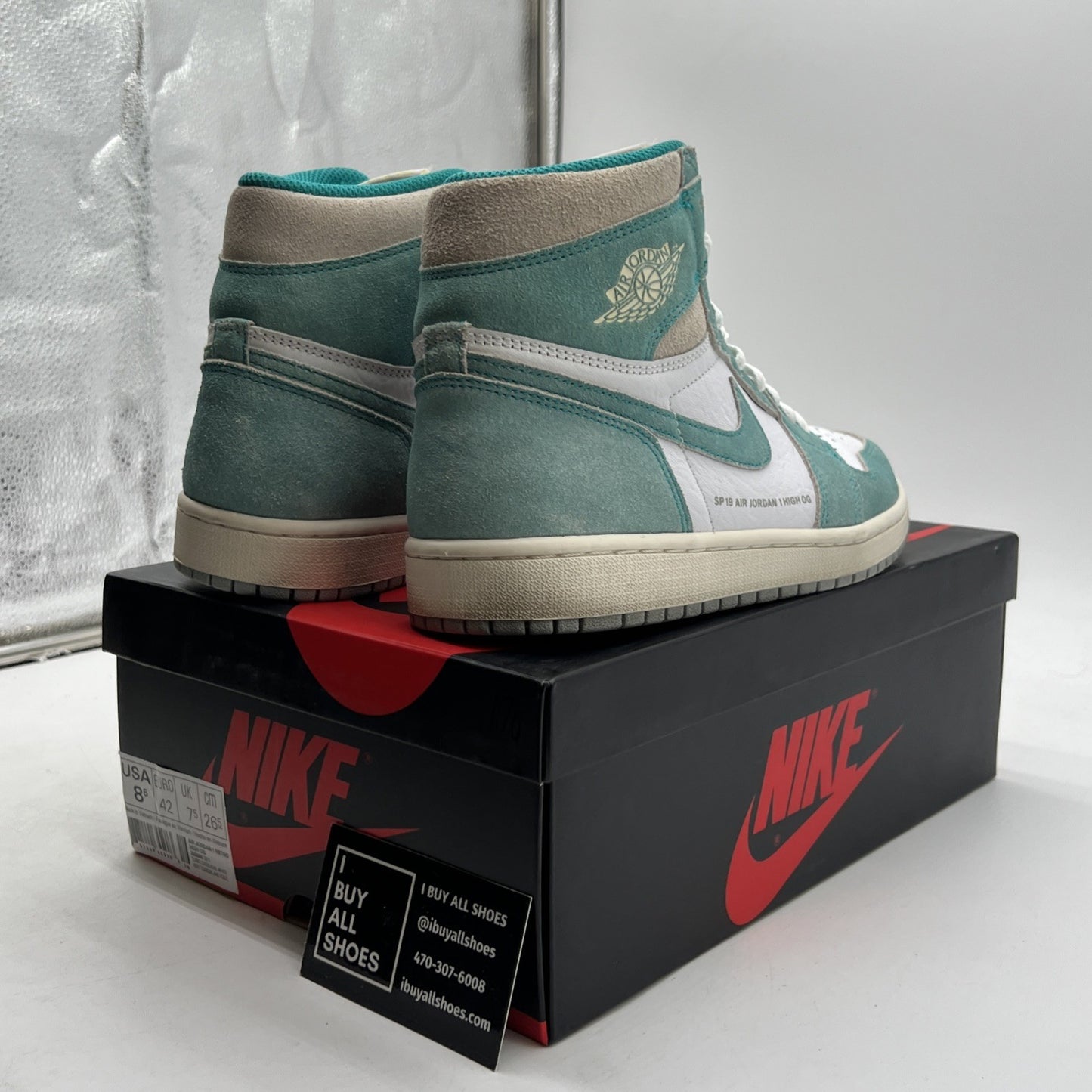 Size 8.5 - Air Jordan 1 Retro OG High Turbo Green (555088-311)
