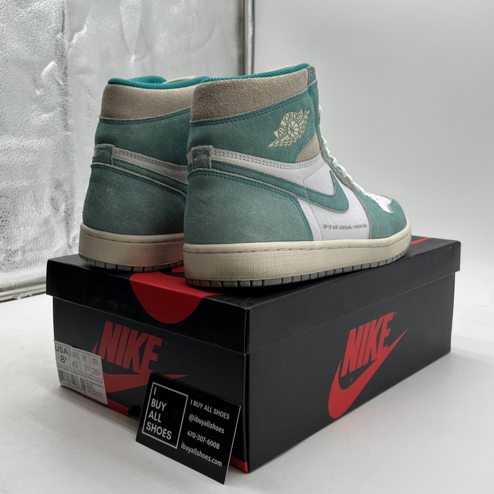 Size 8.5 - Air Jordan 1 Retro OG High Turbo Green (555088-311)