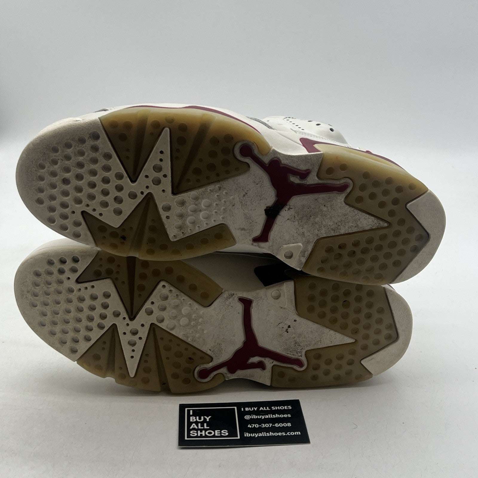 Size 9.5 - Air Jordan 6 Retro 2015 Maroon (384664-116)