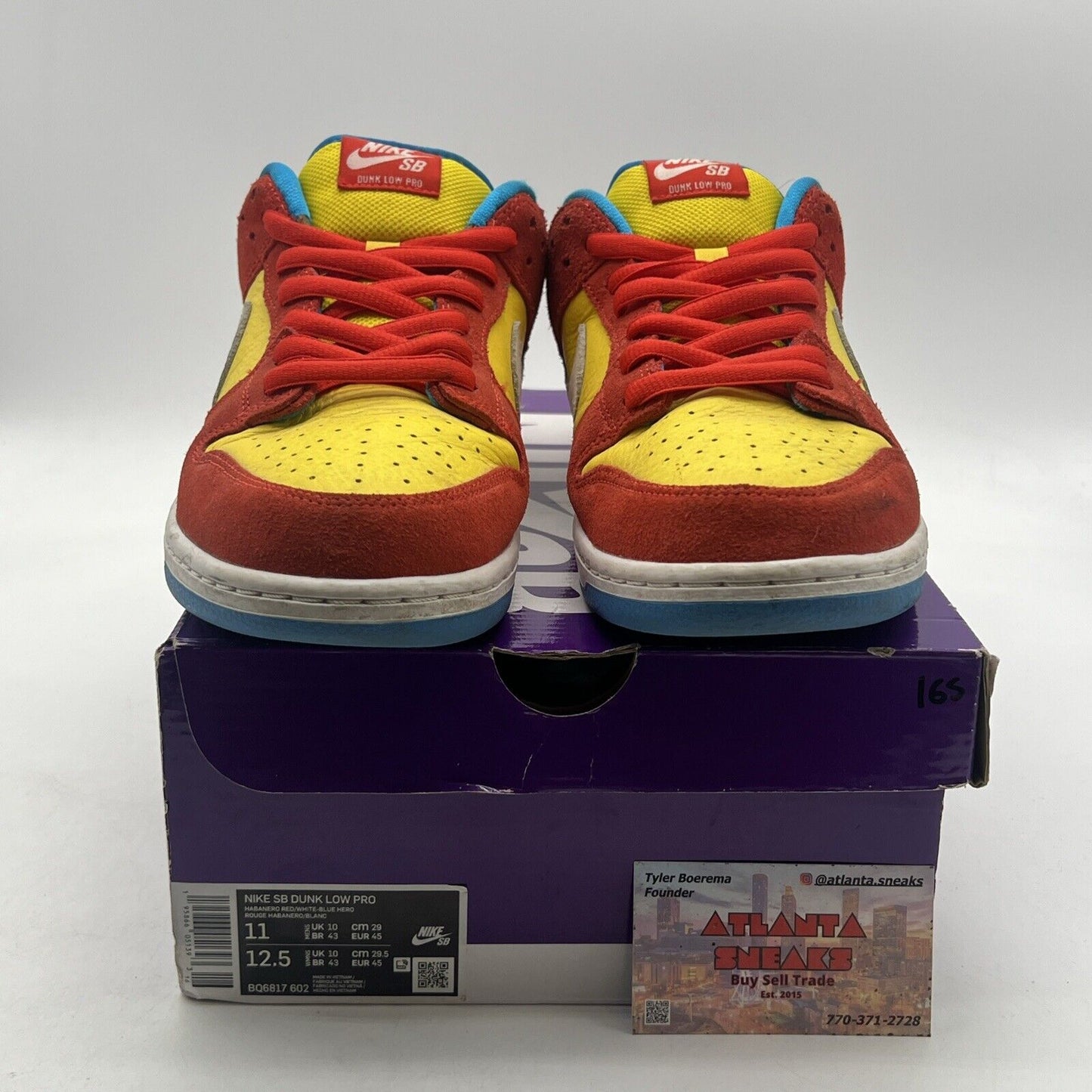 Size 11 - Nike SB Dunk Low Bart Simpson (BQ6817-602)