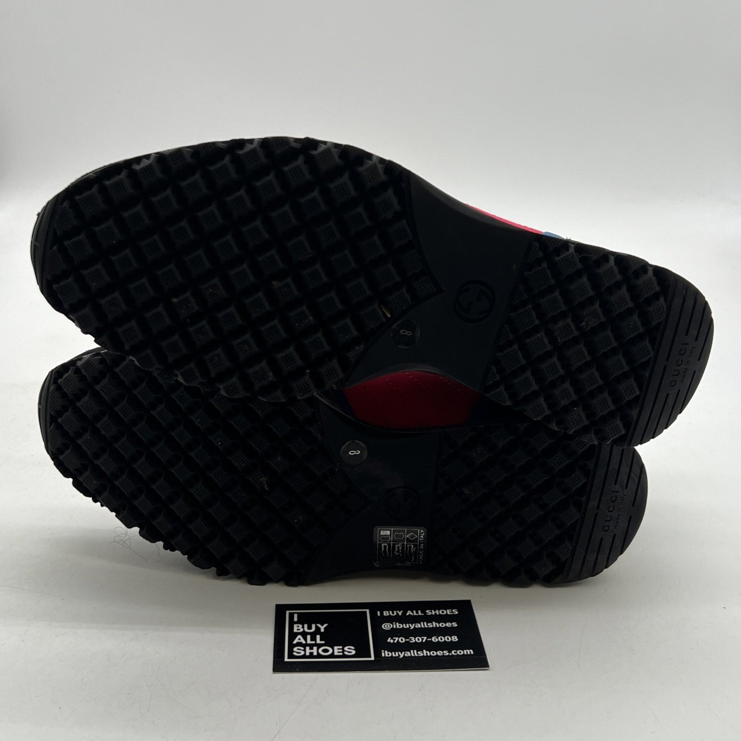 Size 8G - Gucci Multicolor Suede and Nylon Icaro Sneakers