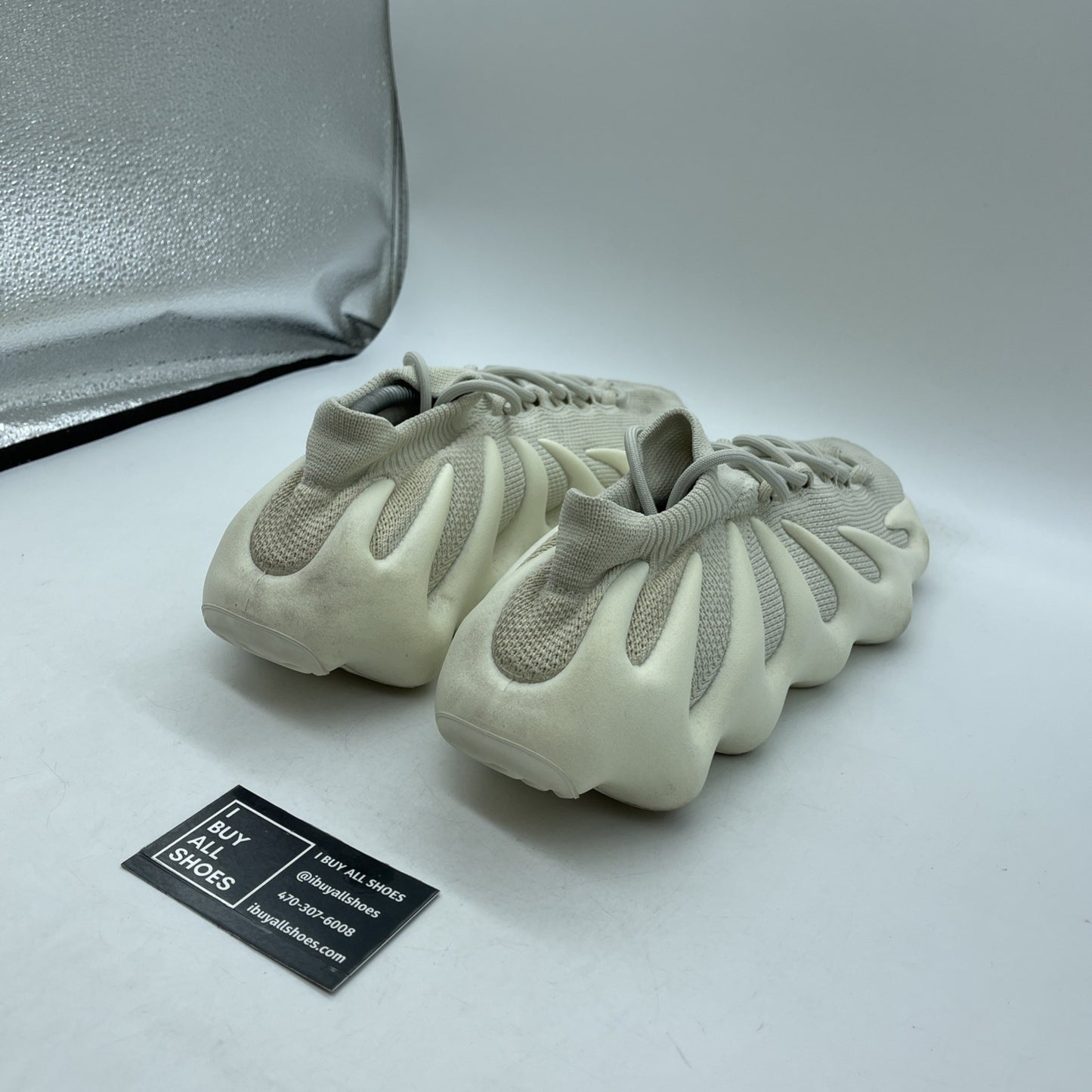 Size 14 - adidas Yeezy 450 Cloud White Suede (H68038)