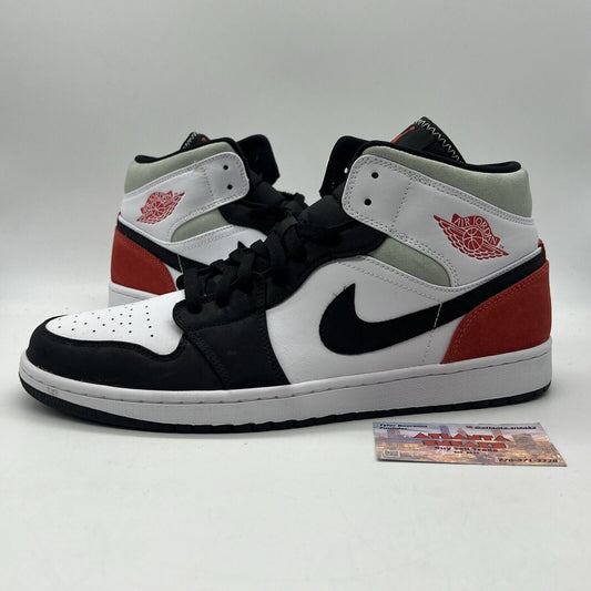 Size 13 - Air Jordan 1 SE Red Black Toe Red White Black Leather