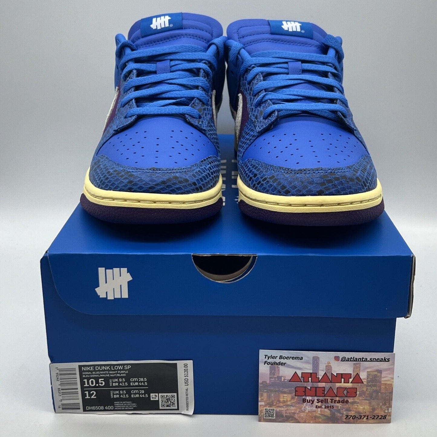 Size 10.5 - Nike Dunk Low SP x Undefeated Dunk Vs AF1 Og All Brand New