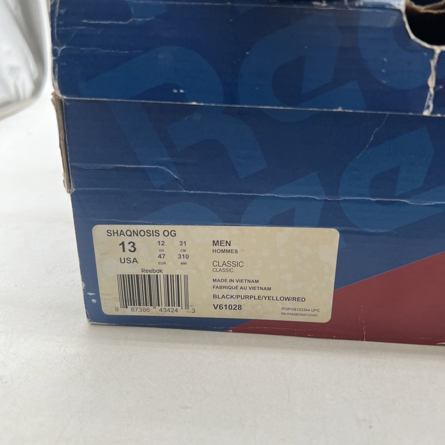 Size 13 - Reebok Shaqnosis OG Escape From LA (V61028)
