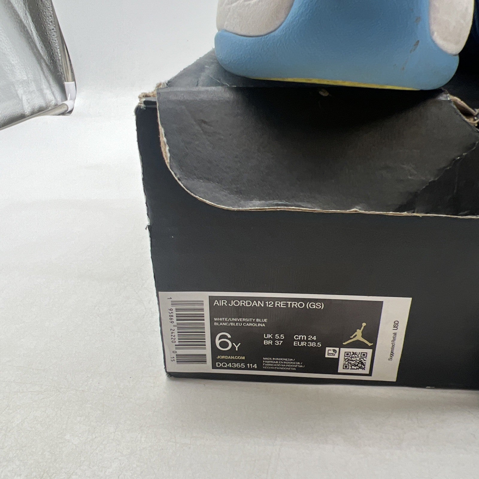 Size 6Y - Air Jordan 12 Retro Mid Emoji (DQ4365-114)