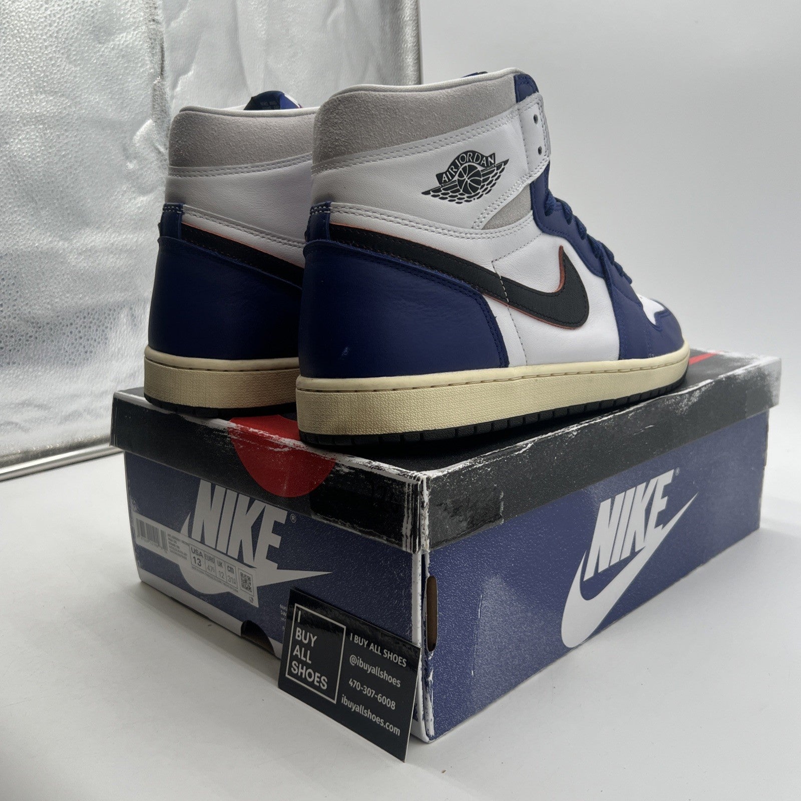 Size 13 - Air Jordan 1 Retro OG High Rare Air - Deep Royal Blue (DZ5485-100)