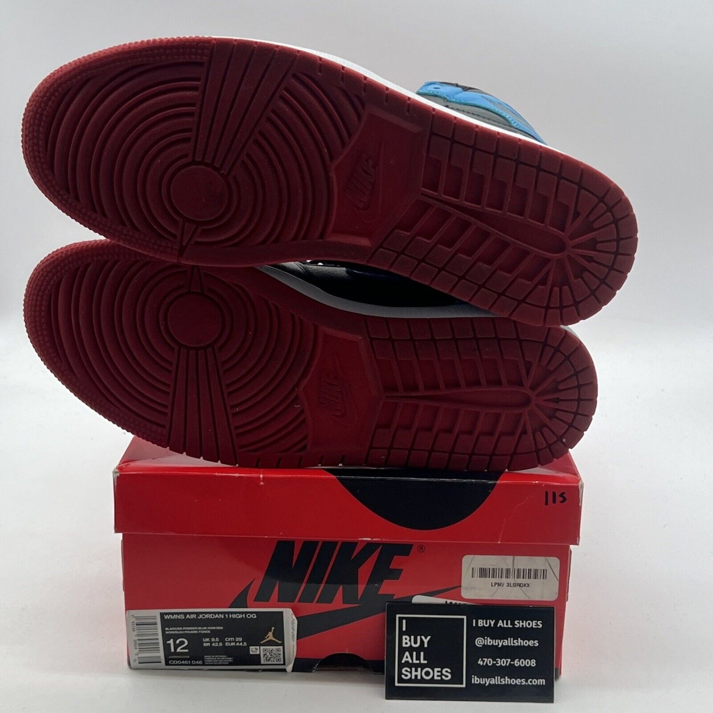 Size 12 - Air Jordan 1 High OG UNC To Chicago 2020 (CD0461-046)