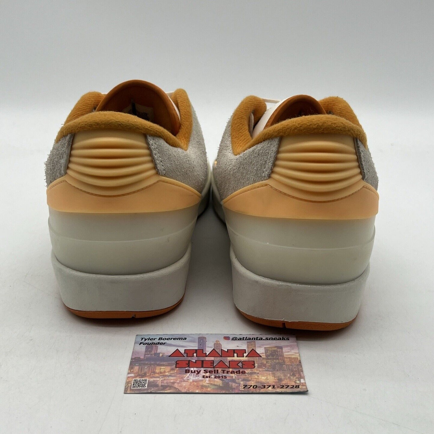 Size 10.5 - Air Jordan 2 Retro Low Melon Tint Suede Leather Orange (DV9956-118)