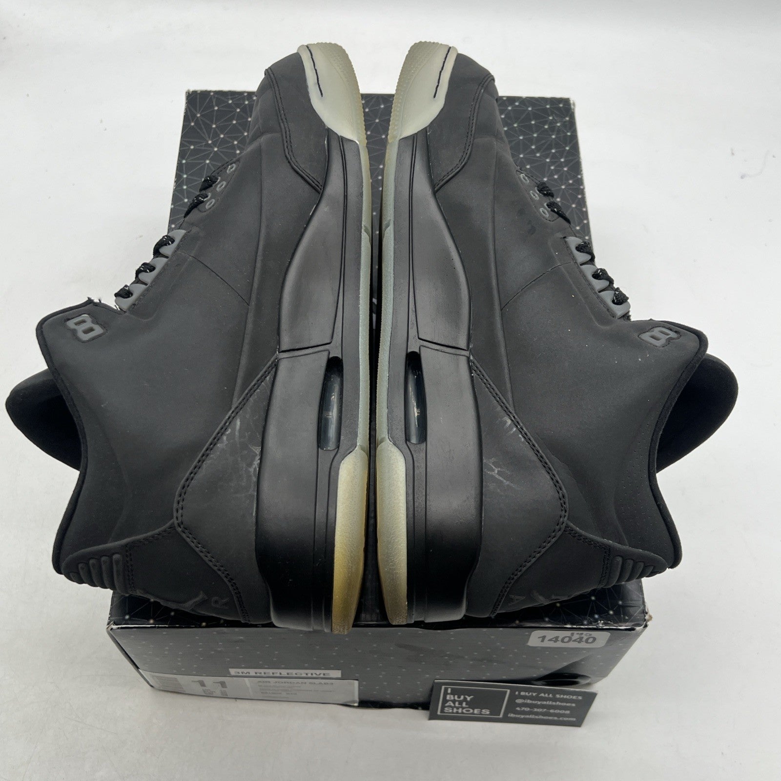 Size 11 - Air Jordan 3 5Lab3 Reflective Black (631603-010)