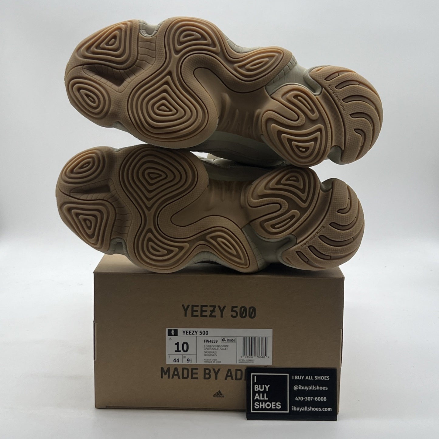 Size 10 - Adidas Yeezy 500 Stone (FW4839)