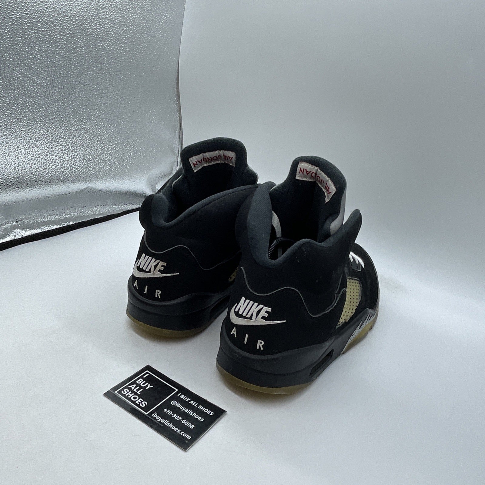 Size 10 - Air Jordan 5 OG Mid Metallic Silver (845035-003)
