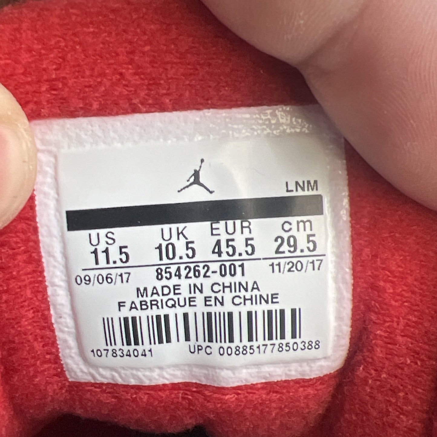 Size 11.5 - Air Jordan 3 Retro OG Mid Black Cement (854262-001)