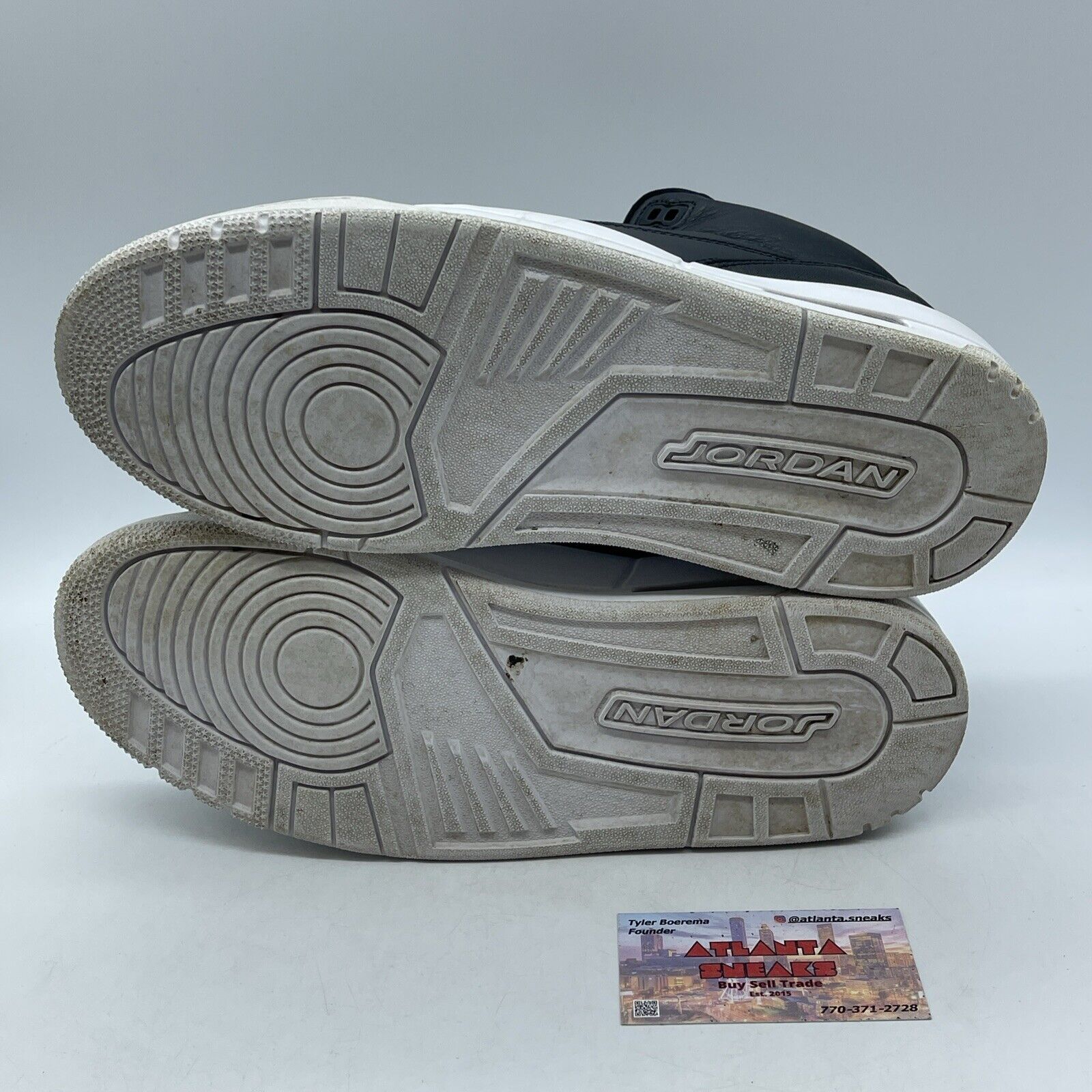 Size 11 - Air Jordan 3 Retro Cyber Monday White Black Leather (136064-020)