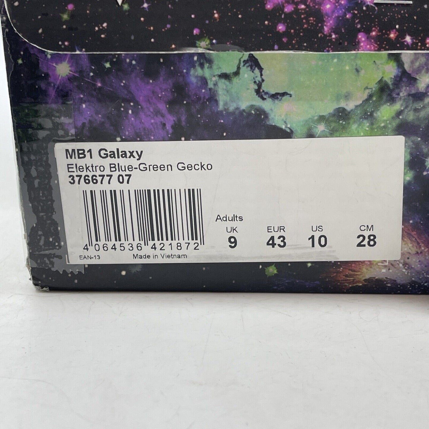 Size 10 - PUMA MB.01 Galaxy Black Blue Green Suede Leather (376677-07)