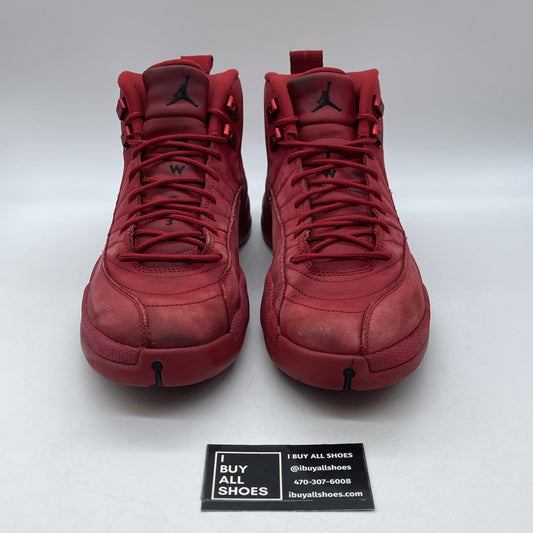 Size 12 - Air Jordan 12 Retro Gym Red Black Suede (130690-601)
