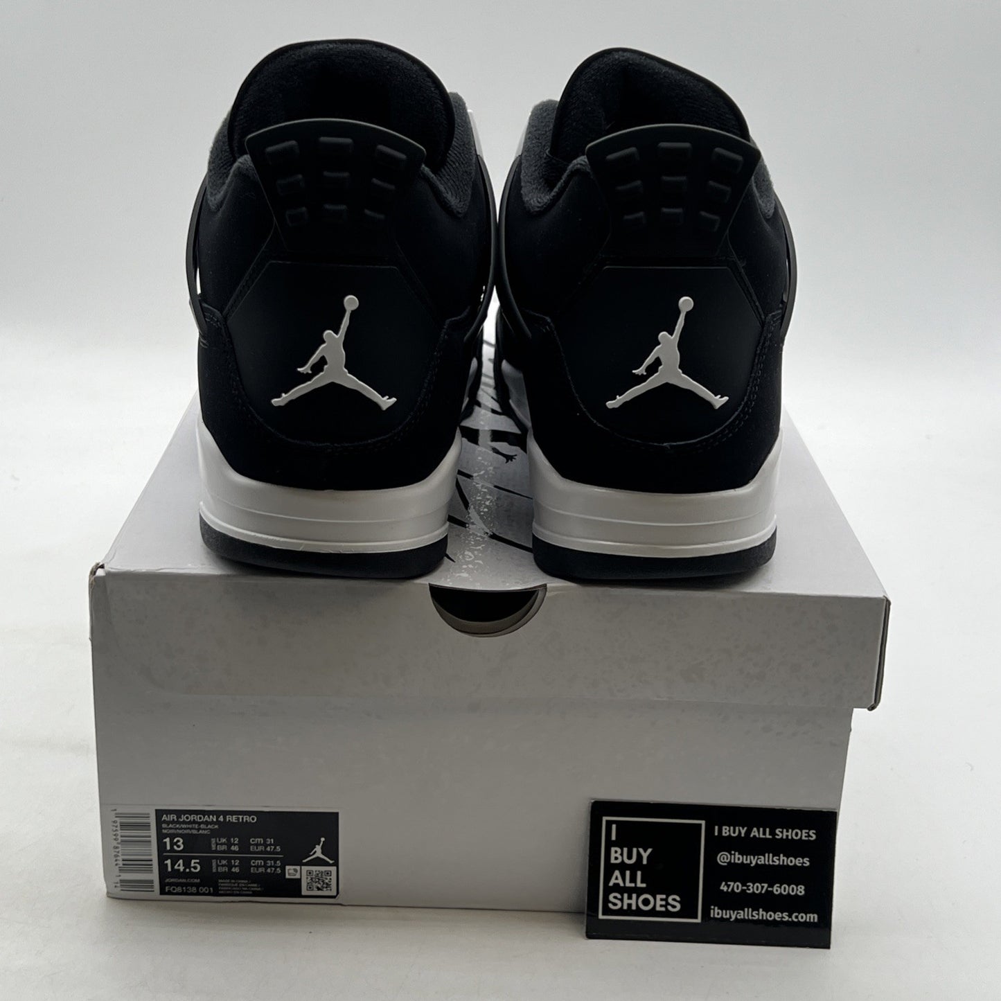 Size 13 - Air Jordan 4 Retro White Thunder (FQ8138-001)