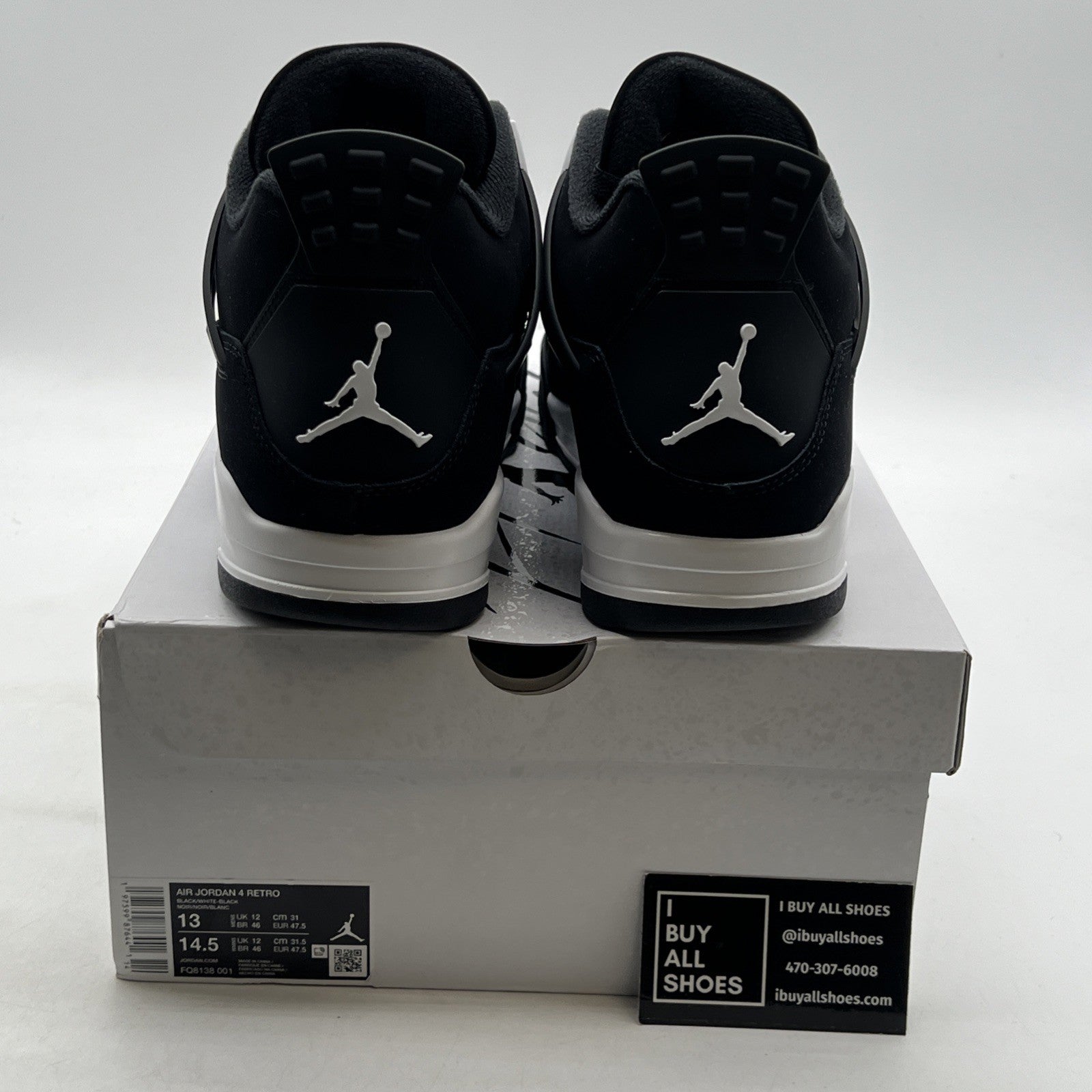 Size 13 - Air Jordan 4 Retro White Thunder (FQ8138-001)