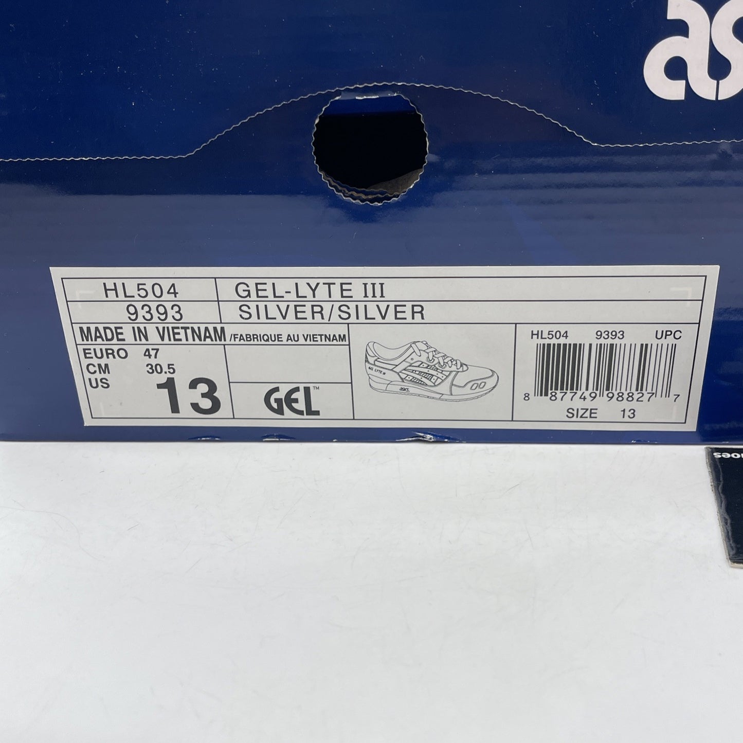 Size 13 - ASICS Gel Lyte 3 Holiday Champagne Suede Leather (HL504-9393)