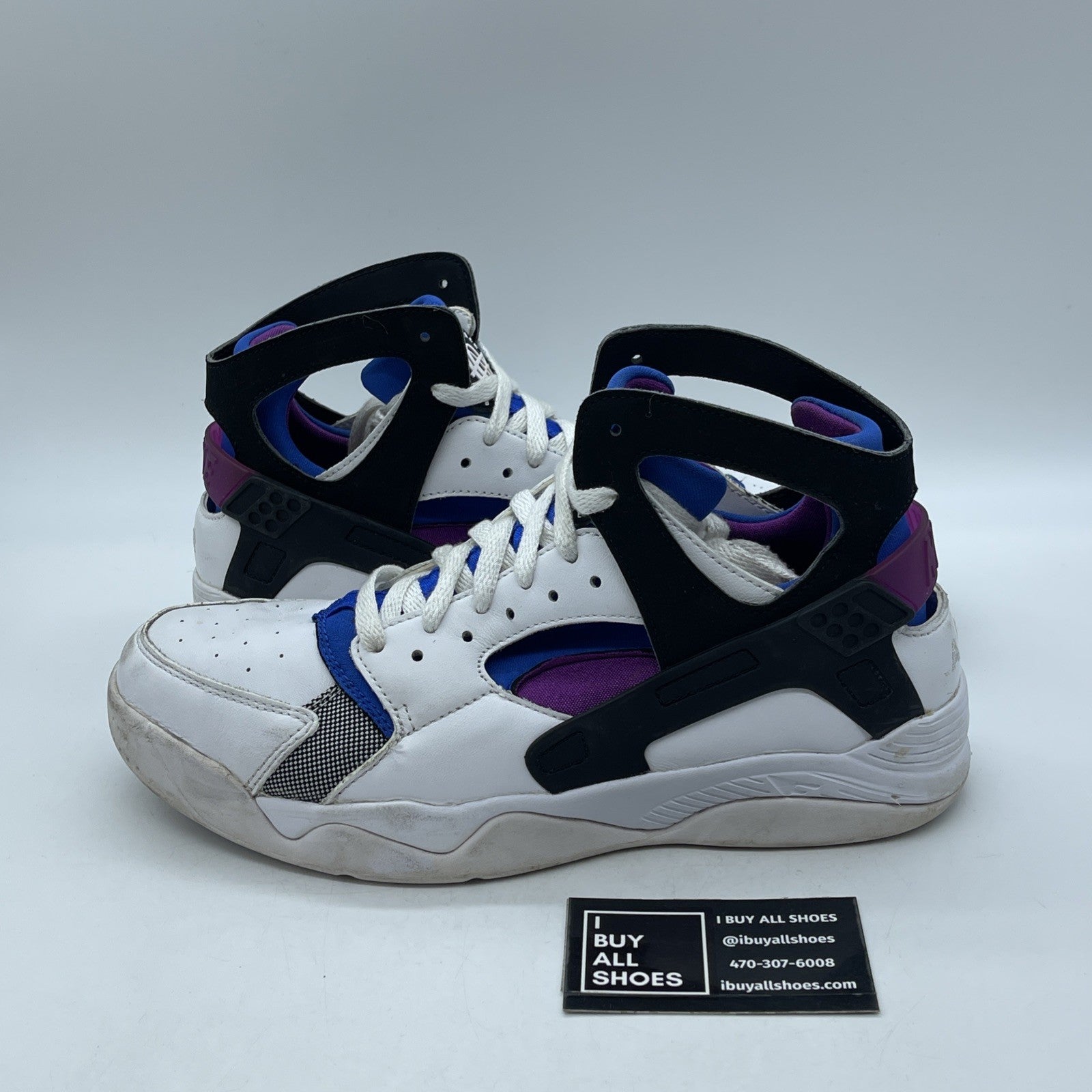 Size 9.5 - Nike Air Flight Huarache PRM QS 2014 OG (686203-100)