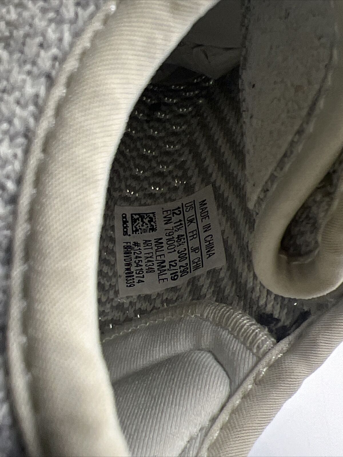 Size 12 - adidas Yeezy Boost 350 V2 Yeshaya Non-Reflective Grey